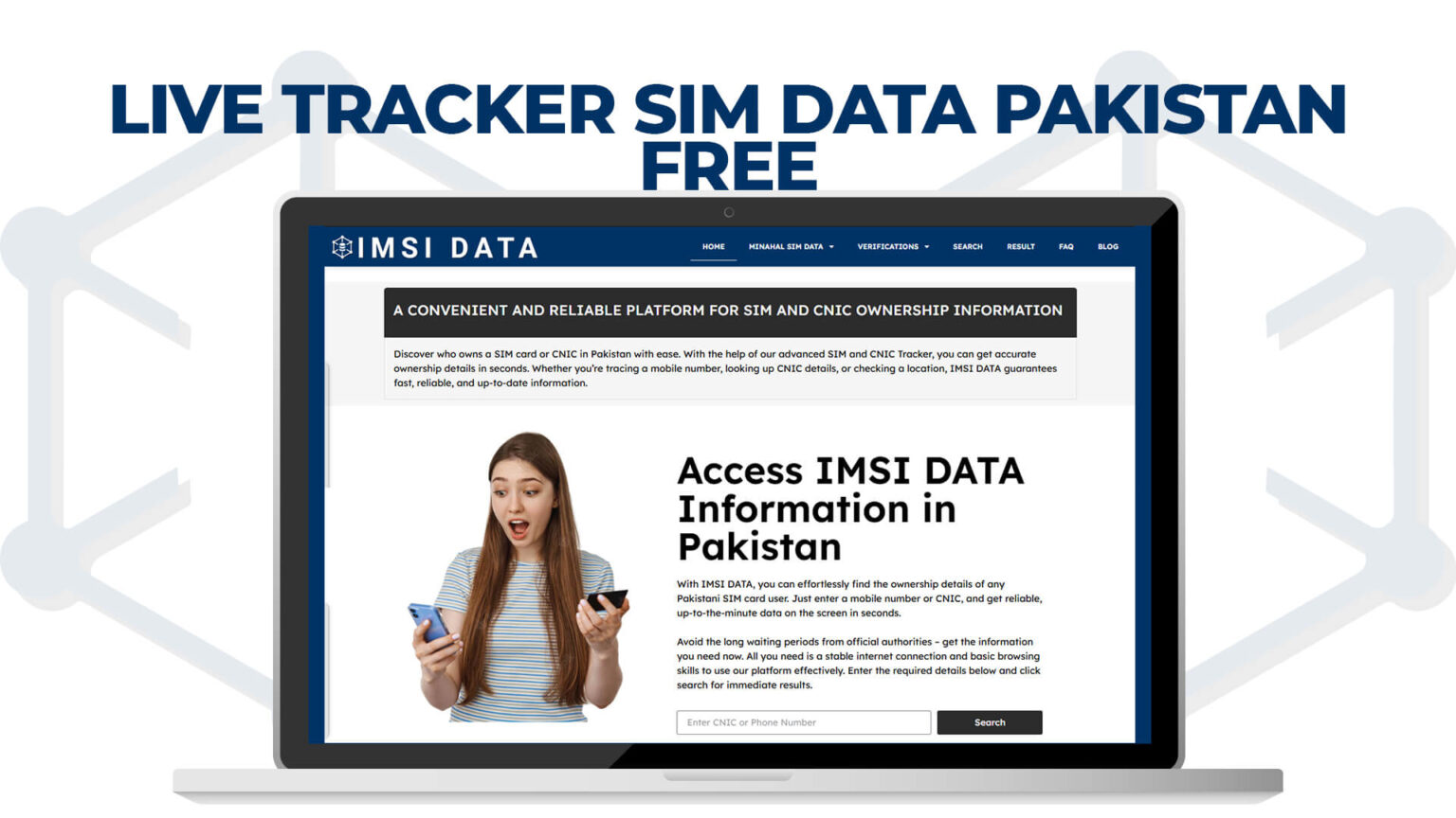 Imsi data pakistani sim and cnic ownership details