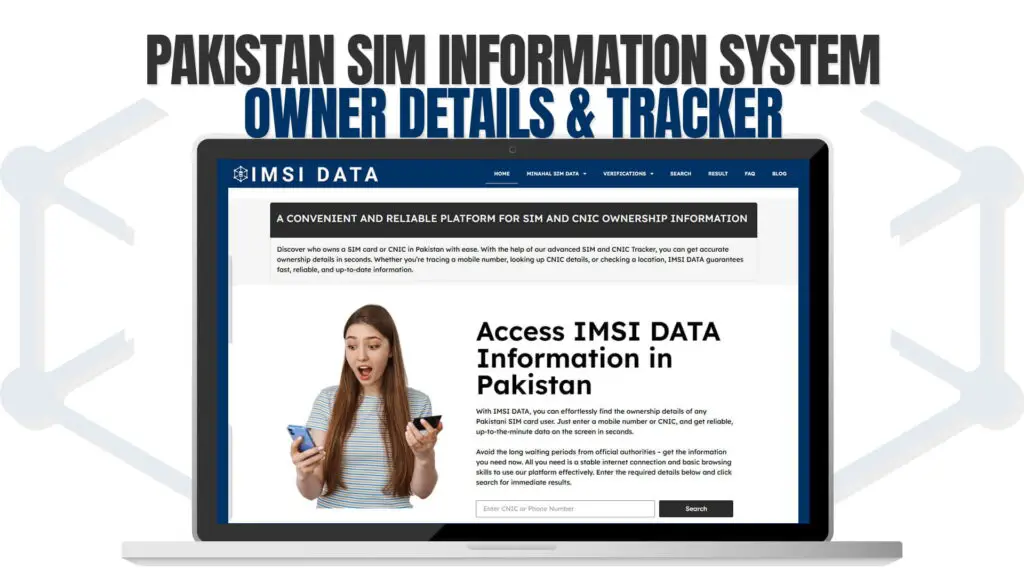 Pakistan SIM Information System - Owner Details & Tracker