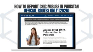 How to Report CNIC Misuse in Pakistan — Official Routes Only (2026)