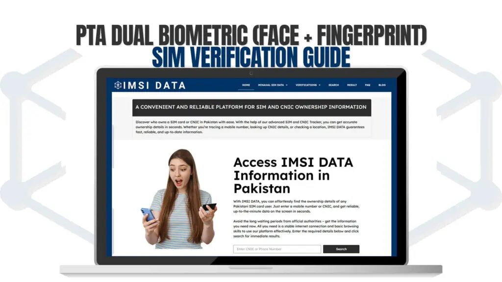 PTA Dual Biometric (Face + Fingerprint) SIM Verification Guide